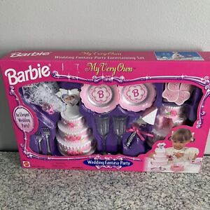 Mattel Barbie My Very Own Wedding Fantasy Party Play Kitchen