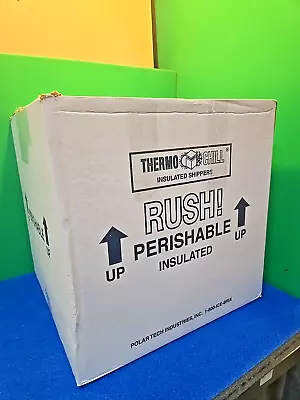 Thermo-Chill 12 x 12 x 11.5" ID, 230/T41C Foam in Carton 17x17x16"OD PolarTech - Image 1 of 4
