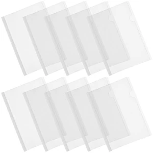 10pcs File Organizers File Folders with Sliding Rods Transparent Report Covers - Picture 1 of 12