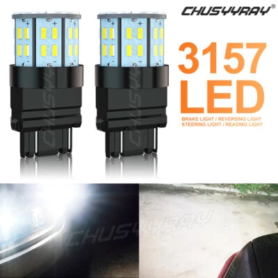 LED 3157 Fog Light Bulb DRL Running Light for Hummer H2,Cool Light 6000K Bright - Image 1 of 4