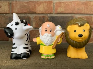 Little People Noah's Ark Noah Zebra Lion Replacement or Addition - Picture 1 of 5