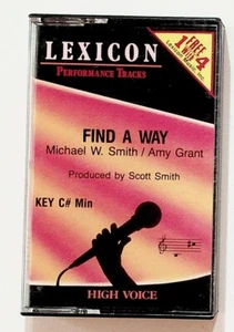 Michael W. Smith Amy Grant Find A Way Lexicon Accompaniment Cassette Tape - Picture 1 of 2