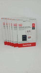 QTY-6 NEW SanDisk 32GB Ultra SDHC UHS-I Memory Card Class 10 Full HD 120 MB/S - Picture 1 of 1
