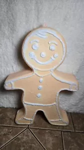 Vintage Union Products Gingerbread Man Blow Mold Christmas - Picture 1 of 3