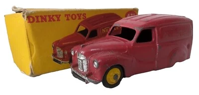 ORIGINAL VINTAGE BOXED DINKY TOYS 471 AUSTIN VAN NESTLES RED DIECAST MODEL - Image 1 of 4