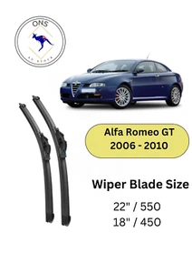 WIPER BLADES FOR Alfa Romeo GT 2006 - 2010 - Picture 1 of 4