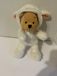 Walt Disney World Winnie the Pooh in lamb outfit with tag - Picture 1 of 5