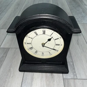 Primitive Black Secret Storage Table Shelf Working Clock #529 - Picture 1 of 8