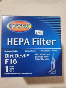 Dirt Devil F16 Pleated HEPA Vacuum Cleaner Filter - Picture 1 of 3