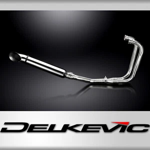 Silenciador de salida de acero inoxidable 2-1 410 mm escape completo Honda CB450 CL450 1969-1974 - Imagen 1 de 8