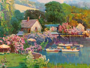 Ming Feng “ Lake Shore” Signed And Numbered - Picture 1 of 11