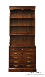 ETHAN ALLEN Antiqued Pine Old Tavern CRP Custom Room Plan 32" Chest w. Bookca... - Picture 1 of 10