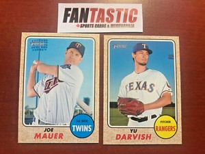 2017 Topps Heritage Baseball Card YOU PICK inc RC and SPs Finish Your Team Set!