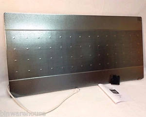 New Climastar 1500-watt Large Bathroom Wall Mount Heaters w/ Radio -Dk Argenta - Picture 1 of 12