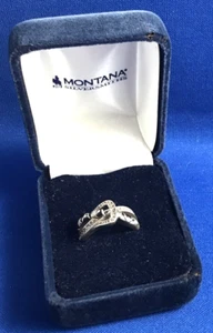 MONTANA SILVERSMITHS BARBED WIRE BUCKLE RING /Solid Sterling Silver/ Size 7 3/4 - Picture 1 of 5