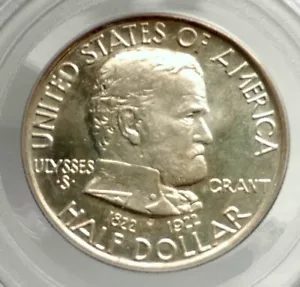 1922 CIVIL WAR General GRANT Commemorative Silver Half Dollar Coin PCGS i76437 - Picture 1 of 5
