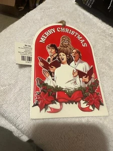 Letrero de metal Open Roads Star Wars Feliz Navidad adorno nuevo con etiqueta 2019 - Imagen 1 de 1