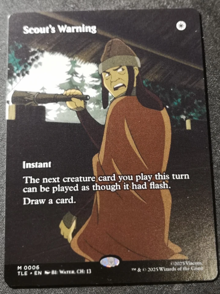 Scout's Warning - Borderless - TLE - MTG - EN - NM - 0006 - Image 1 of 1