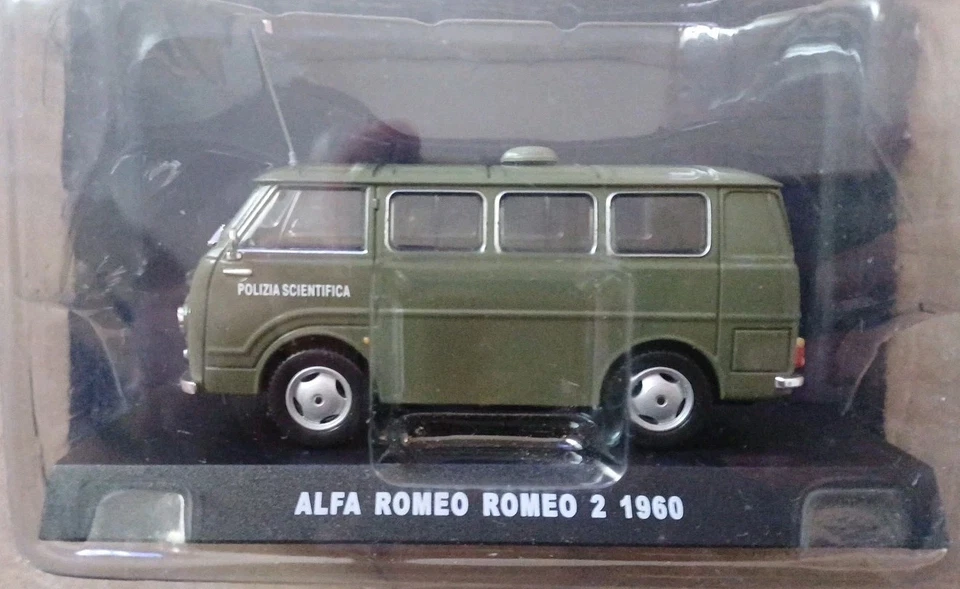 DE AGOSTINI 1:43 FURGONE ALFA ROMEO ROMEO 2 1960 POLIZIA SCIENTIFICA RM POLIZIA - Immagine 1 di 1