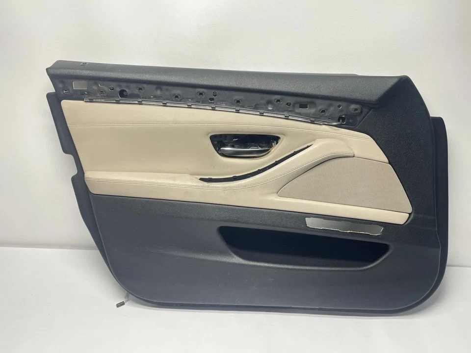 11-16 BMW F10 528i 535i conjunto de painel de porta interior dianteiro esquerdo fabricante de equipamento original - Imagem 1 de 4