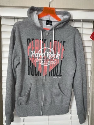 Sudadera con capucha Hard Rock Café cremallera completa para mujer gris medio Punta Cana  Foto 1 de 4