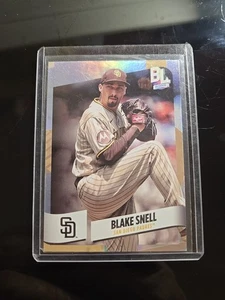 2024 Topps Big League - Uncommon Rainbow Foil Blake Snell #219 - Picture 1 of 2