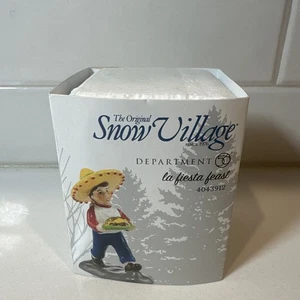 Department 56 Original Snow Village La Fiesta Feast! RARE! New & Sealed - Picture 1 of 5