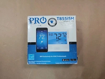 Pro1 T855iSH WiFi Thermostat, 7 Day Programmable New Open Box  - Image 1 of 4