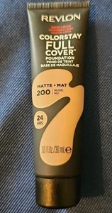 Revlon Colorstay Full Cover Foundation 24hrs Matte 200 Nude New Unopened - Picture 1 of 2