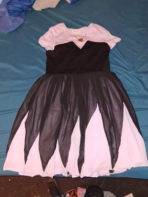 TAYLOR JOELLE Girls Purple And Black Ursula Size 12 velvet/tulle - Image 1 of 4