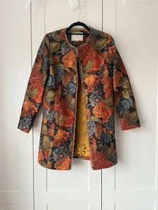 HOUSE OF BRUAR Golden Garden Jacket UK12 Woven Autumn Floral New RRP £225 - Picture 1 of 10