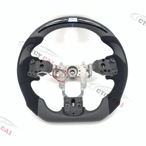 Custom Carbon Fiber Steering Wheel for Mitsubishi Evolution X Evo10 2008-2015 - Picture 1 of 9