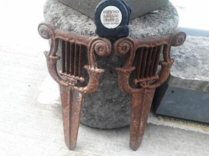 A very fine pair of Reclaimed Georgian / Victorian Drive in Boot Scrapers - Picture 1 of 6