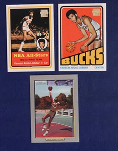 2001-02 Topps Kareem Abdul-Jabbar Nachdrucke #4 & 5 229 Truthahn rot Lot/3 - Bild 1 von 2
