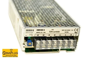 TDK LAMBDA SWS-100-5 Switching Power Supply Output 5Volts, 20Amps - Picture 1 of 2