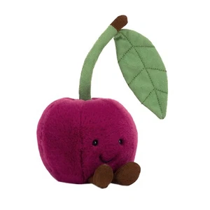 Jelly Cat Amuseables Cherry Soft Toy Stuffed Food 4.7 In 12cm - Picture 1 of 4
