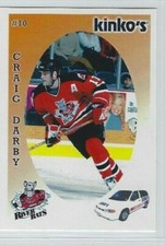 Craig Darby 2003-04 Albany River Rats (AHL) Kinko's 