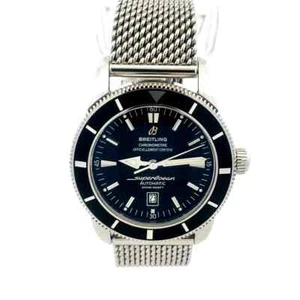 Breitling Superocean Heritage Men's Watch Automatic 46 Black Ceramic Steel - Picture 1 of 10