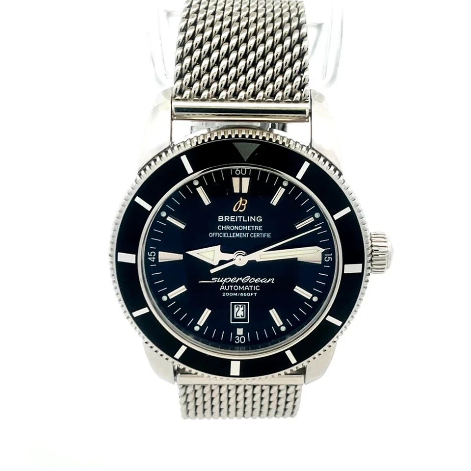 Reloj Breitling Superocean Heritage Hombre Automático 46 Negro Cerámica Acero Foto 1 de 4