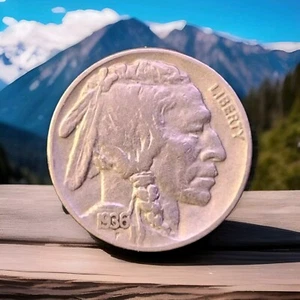 1936 - P Buffalo Nickel Ext. Feine Sammlermünze Indian Head Nickel - Bild 1 von 7