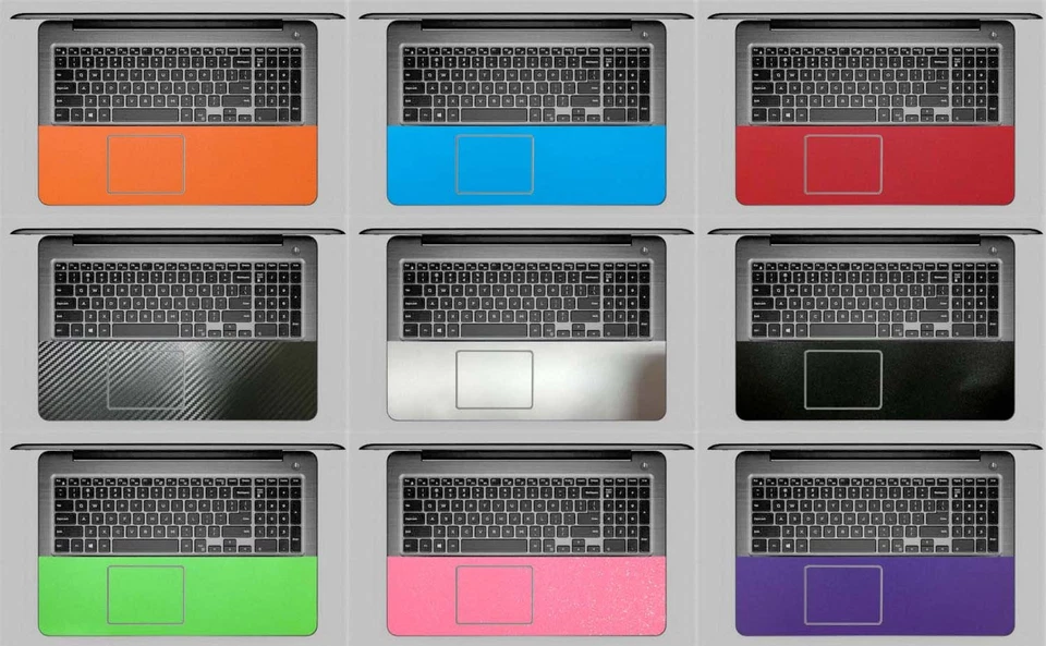 2-pack Half Palm Rest Vinyl Sticker Protector for Dell Inspiron 15-5567 15-5565 - Image 1 of 1