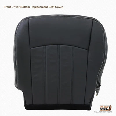 Cubierta de asiento de cuero inferior del conductor para Dodge Ram 3500 Laramie 2010 2011 2012 Foto 1 de 4
