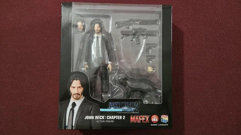 Medicom Mafex John Wick Chapter 2 Authentic Cover