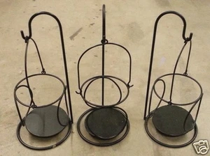 NUEVO Juego de 4 Medid Acero Vela/Soporte para Plantas Soportes Acera Patio Junto a la Piscina BONITO - Imagen 1 de 1