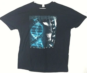 T-shirt uomo concerto Disturbed Evolution Tour 2019 taglia 2XL 100% cotone - Foto 1 di 11