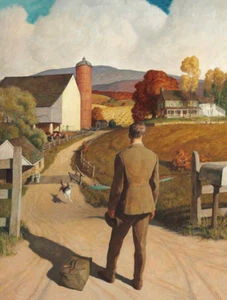The Homecoming | Newell Convers Wyeth | Impresión American Farmhouse - Imagen 1 de 9