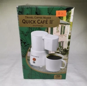 New In Box Quick Café II Travel Coffee Maker Dual Voltage= See Description - Picture 1 of 1