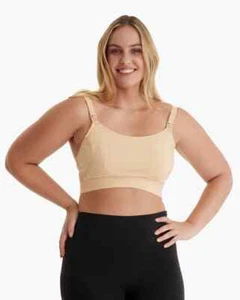 4-in-1 Pumping Bra Hands Free, Fixed Padding Nursing Bra & Maternity Size XXL - Picture 1 of 6
