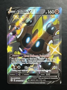 Pokémon Shining Fates Falinks V glänzend selten SV115/SV122 NM - Bild 1 von 2