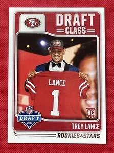 2021 Panini Rookies & Stars #DC-3 TREY LANCE RC Draft Class Rookie Card SF 49ERS - Picture 1 of 2
